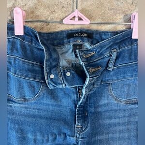 Refuge Women's High Rise Blue Jeans